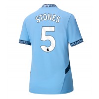 Manchester City John Stones #5 Replica Home Shirt Ladies 2024-25 Short Sleeve